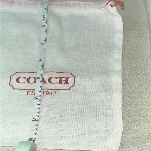 Coach Style White Dust Bag - Picture 5 of 7